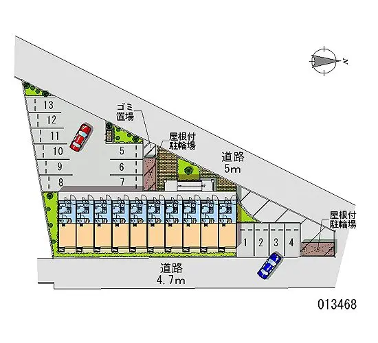 ★手数料０円★高槻市辻子　月極駐車場（LP）